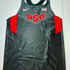 Women’s Nike Black Athletic Tank Top With USA size MT